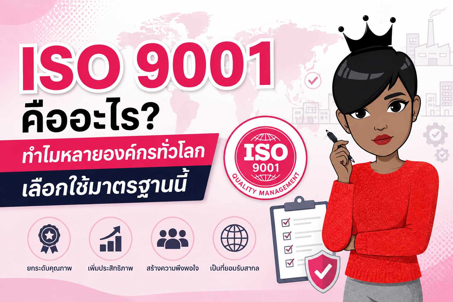 ISO 9001 คืออะไร? ทำไมหลายองค์กรทั่วโลกเลือกใช้มาตรฐานนี้